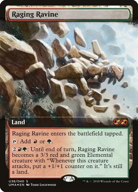 Raging Ravine, Magic card PUMA U38 — Ultimate Box Topper set