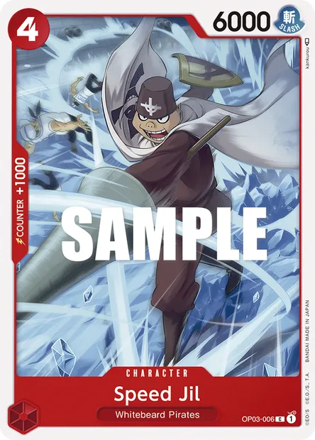 Speed Jill, carte One Piece OP03-006 — extension PILLARS OF STRENGTH