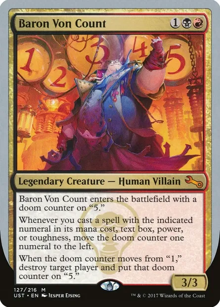 Baron Von Count, Magic card UST 127 — Unstable set