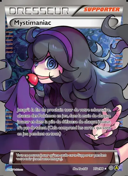 Mystimaniac, carte Pokémon AOR 75a — extension Origines Antiques