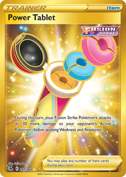 Power Tablet, Pokémon card FST 281 — Fusion Strike set