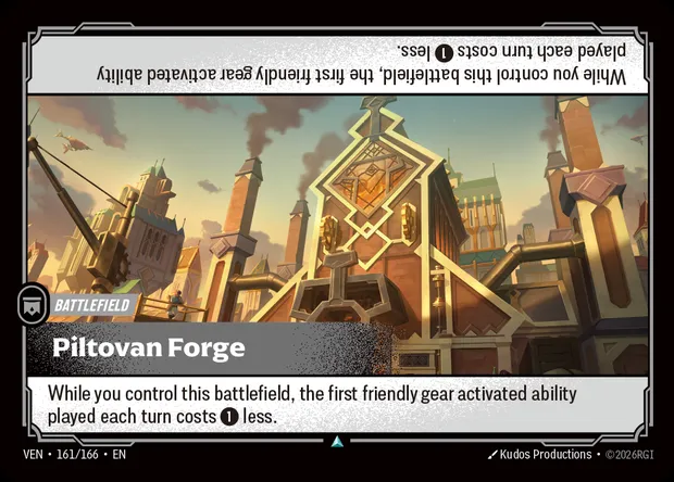 Piltovan Forge, Riftbound card VEN 161 — Vendetta set