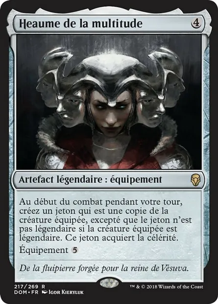Heaume de la multitude, carte Magic DOM 217 — extension Dominaria