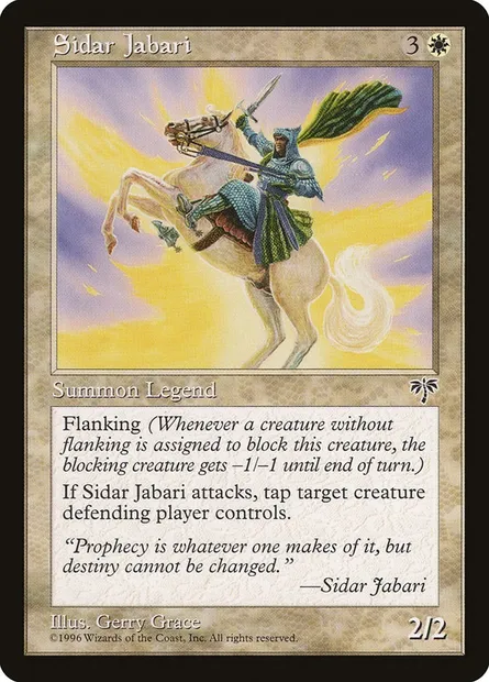 Sidar Djabari, carte Magic MIR 39 — extension Mirage