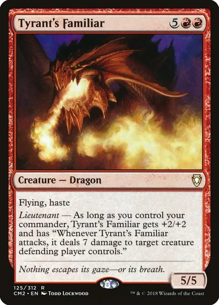 Tyrant's Familiar, Magic card CM2 125 — Commander Anthology Volume II set