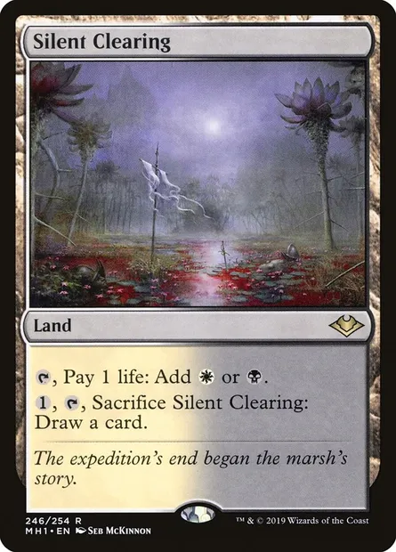 Silent Clearing, Magic card MH1 246 — Modern Horizons set