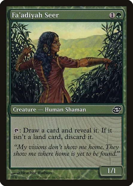 Fa'adiyah Seer, Magic card PLC 146 — Planar Chaos set