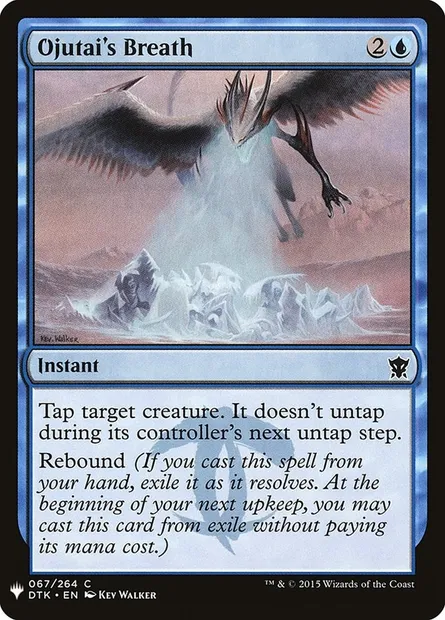 Souffle d'Ojutaï, carte Magic PLST DTK-67 — extension The List