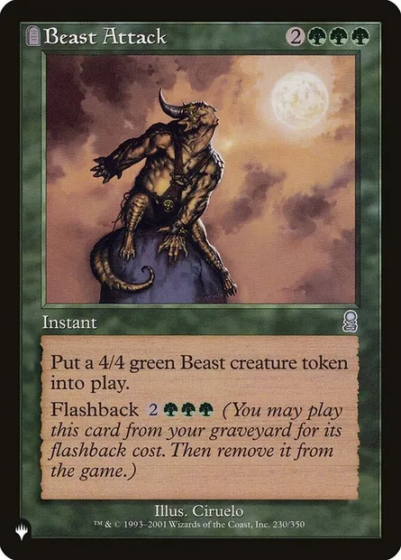 Beast Attack, Magic card PLST ODY-230 — The List set