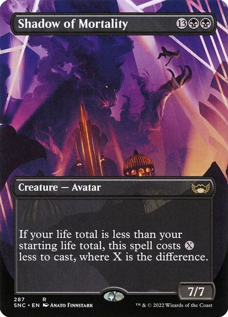 Shadow of Mortality, Magic card SNC 287 — Streets of New Capenna set