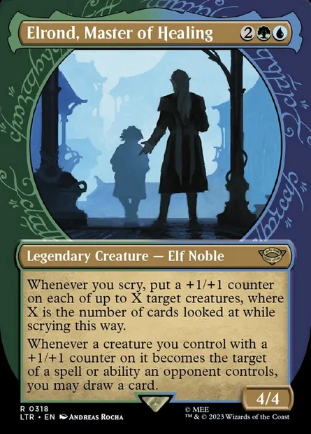 Elrond, Master of Healing, Magic card LTR 318 — The Lord of the Rings: Tales of Middle-earth set