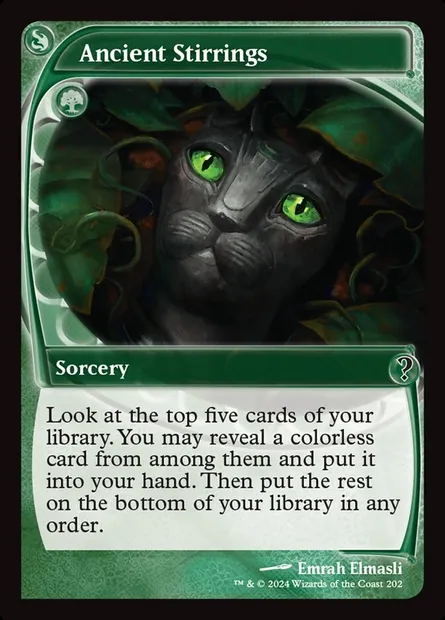 Ancient Stirrings, Magic card MB2 202 — Mystery Booster 2 set