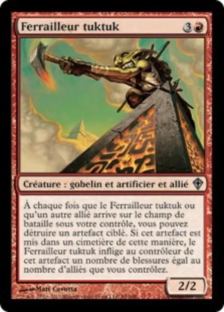 Ferrailleur tuktuk, carte Magic WWK 94 — extension Worldwake