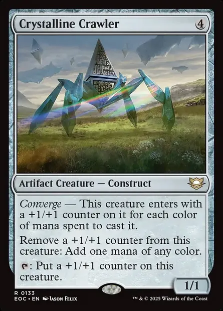 Crystalline Crawler, Magic card EOC 133 — Edge of Eternities Commander set