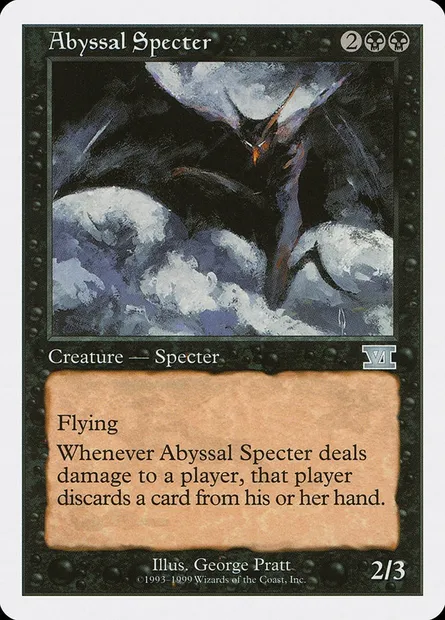 Abyssal Specter, Magic card BRB 1 — Battle Royale Box Set set