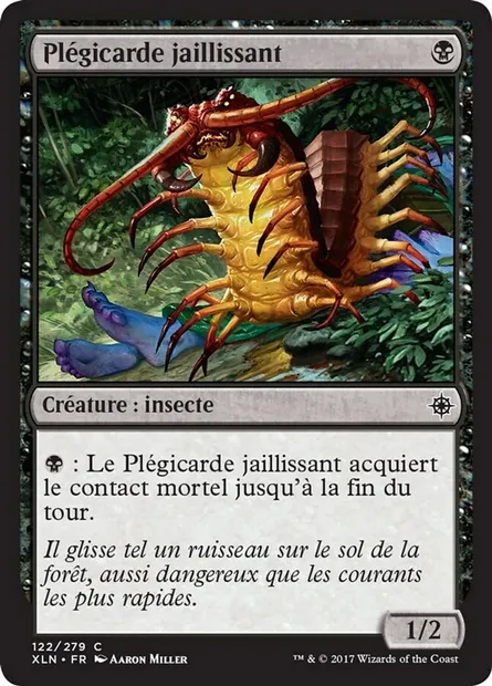 Plégicarde jaillissant, carte Magic XLN 122 — extension Ixalan