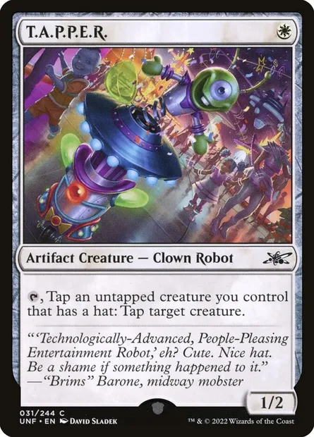 T.A.P.P.E.R., carte Magic UNF 31 — extension Unfinity