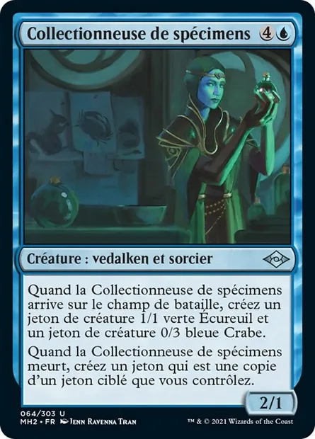 Collectionneuse de spécimens, carte Magic MH2 64 — extension Horizons du Modern 2