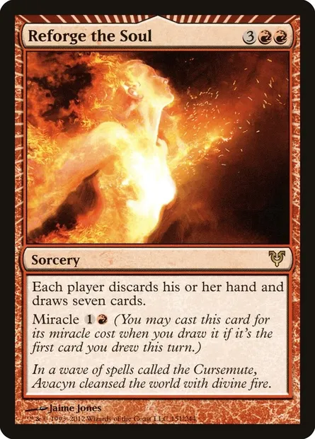 Reforge the Soul, Magic card AVR 151 — Avacyn Restored set