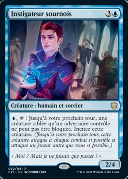 Instigateur sournois, carte Magic C21 32 — extension Commander 2021