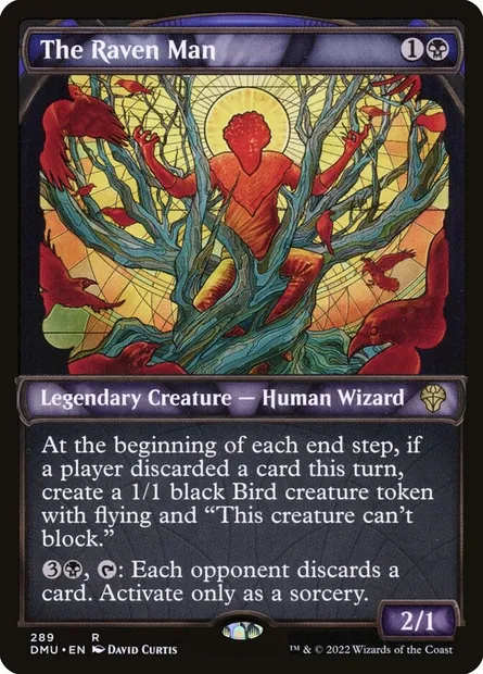 The Raven Man, Magic card DMU 289 — Dominaria United set