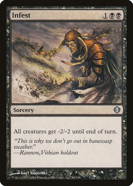 Infest, Magic card ALA 80 — Shards of Alara set