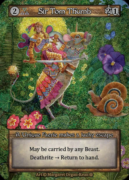 Sir Tom Thumb, carte Sorcery ATH 087 — extension Arthurian Legends