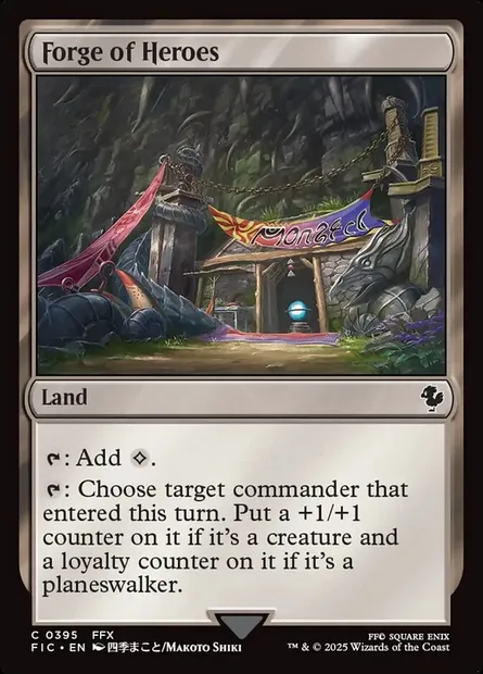 Forge of Heroes, Magic card FIC 395 — Final Fantasy Commander set