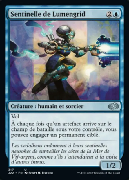 Sentinelle de Lumengrid, carte Magic J22 317 — extension Jumpstart 2022