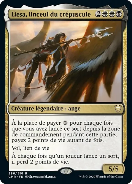 Liesa, linceul du crépuscule, carte Magic CMR 286 — extension Commander Legends