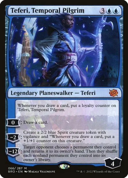 Teferi, Temporal Pilgrim, Magic card BRO 66 — The Brothers' War set