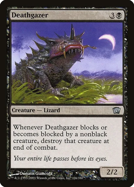 Deathgazer, Magic card 8ED 126★ — Eighth Edition set