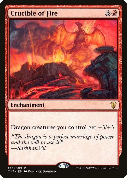 Crucible of Fire, Magic card C17 133 — Commander 2017 set