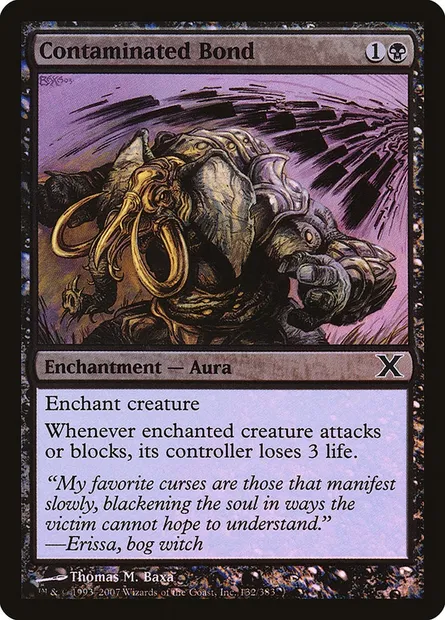 Contaminated Bond, Magic card 10E 132★ — Tenth Edition set