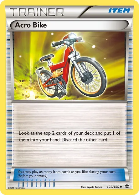 Acro Bike, Pokémon card PRC 122 — Primal Clash set