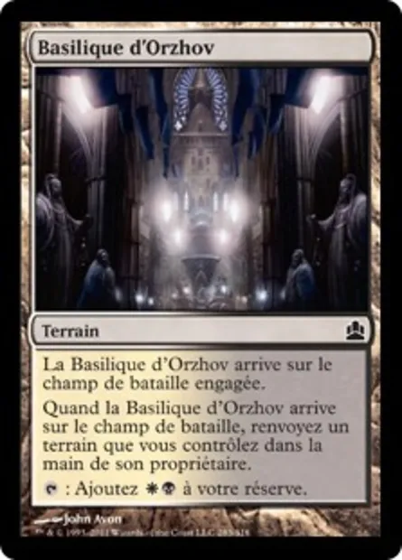 Basilique d'Orzhov, carte Magic CMD 283 — extension Commander 2011