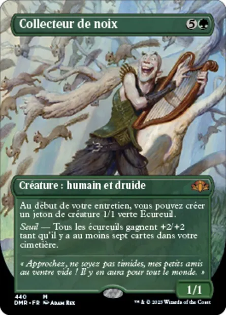 Collecteur de noix, carte Magic DMR 440 — extension Dominaria Remastered