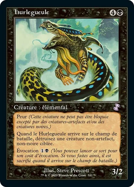 Hurlegueule, carte Magic TSR 331 — extension Spirale Temporelle Remastered