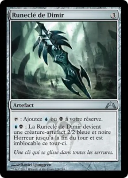 Runeclé de Dimir, carte Magic GTC 228 — extension Insurrection