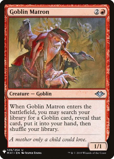 Matrone gobeline, carte Magic PLST MH1-129 — extension The List