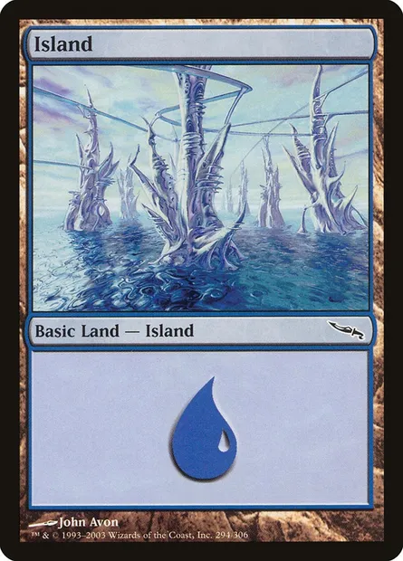 Île, carte Magic MRD 294 — extension Mirrodin