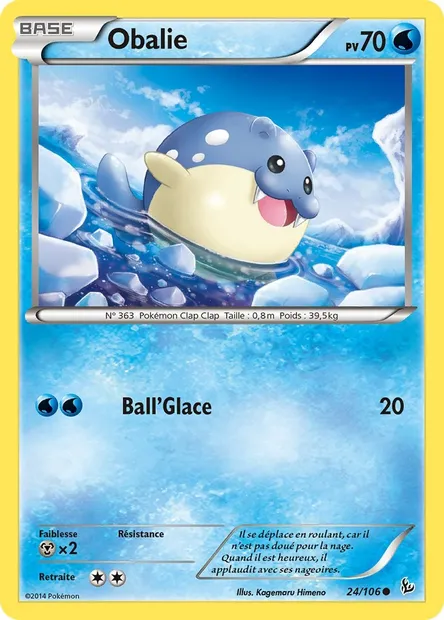 Obalie, carte Pokémon FLF 24 — extension Étincelles