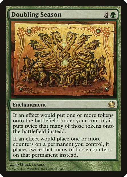 Doubling Season, Magic card MMA 141 — Modern Masters set