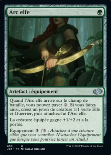 Arc elfe, carte Magic J22 653 — extension Jumpstart 2022