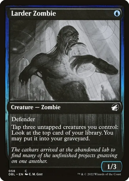 Larder Zombie, Magic card DBL 58 — Innistrad: Double Feature set