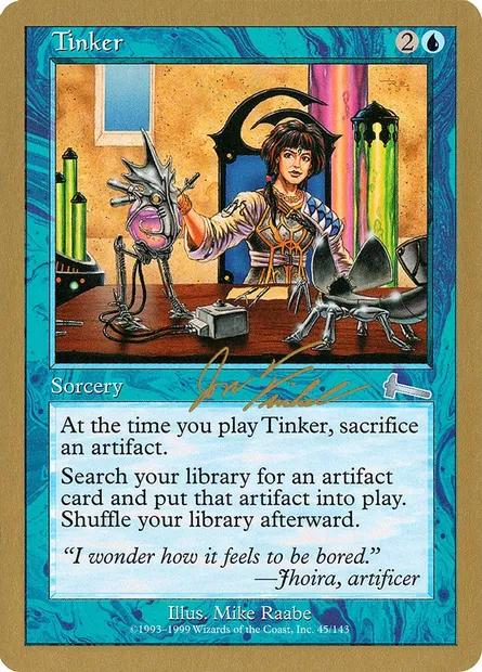 Bricolage, carte Magic WC00 jf45 — extension World Championship Decks 2000