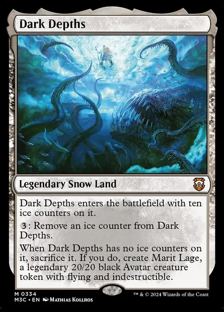 Dark Depths, Magic card M3C 334 — Modern Horizons 3 Commander set