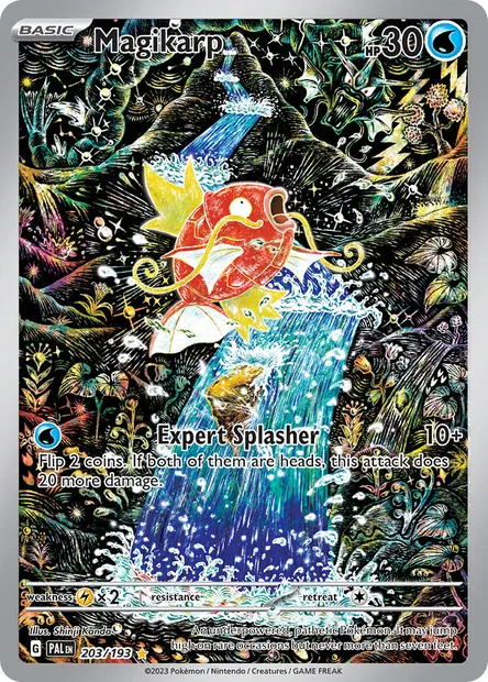 Magikarp, Pokémon card PAL 203 — Paldea Evolved set