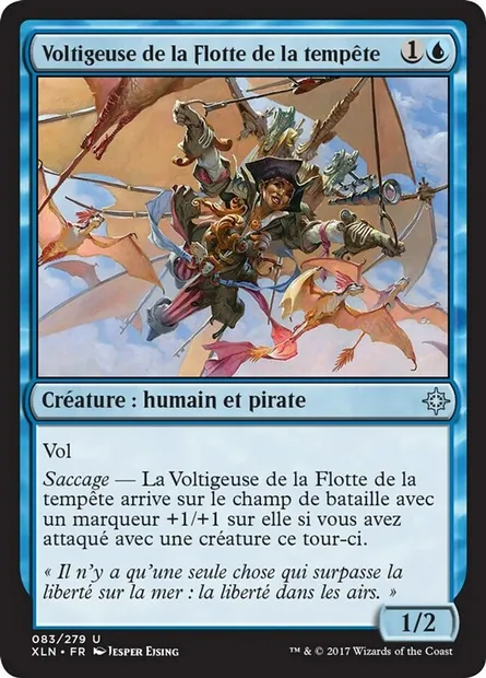 Voltigeuse de la Flotte de la tempête, carte Magic XLN 83 — extension Ixalan