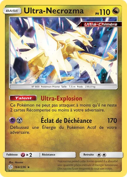 Ultra-Necrozma, carte Pokémon CEC 164 — extension Éclipse Cosmique
